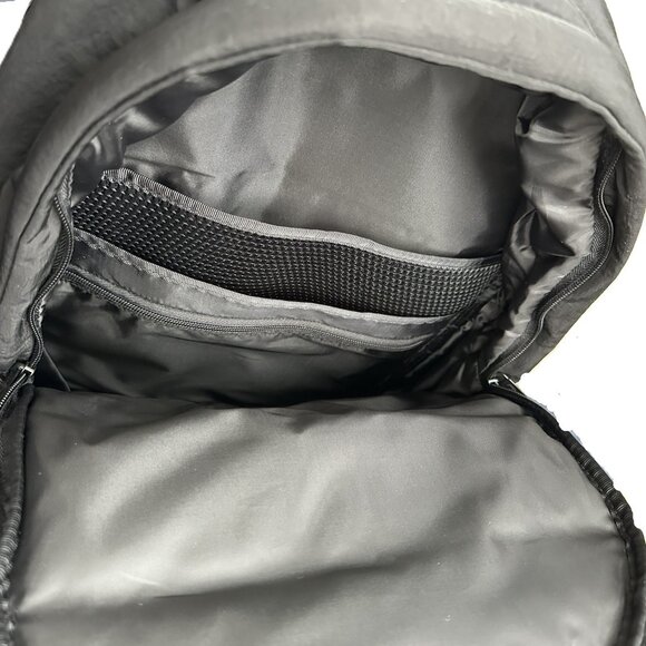 Victoria's Secret PINK Quilted Puffer Backpack Black Like New no signs of use - Picture 4 of 7